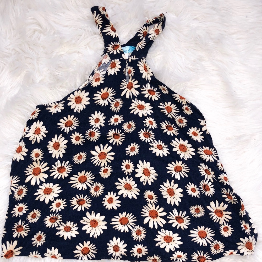 Sunflower Keyhole Halter Top